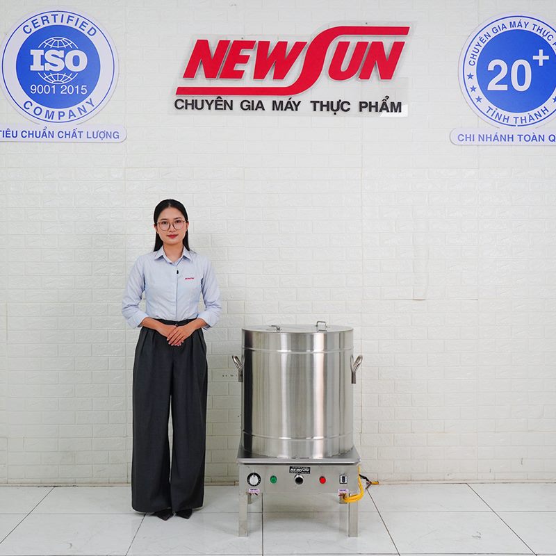 Nồi nấu phở Việt Nam 120 lít (điện liền) noi nau pho dien lien 120l 3