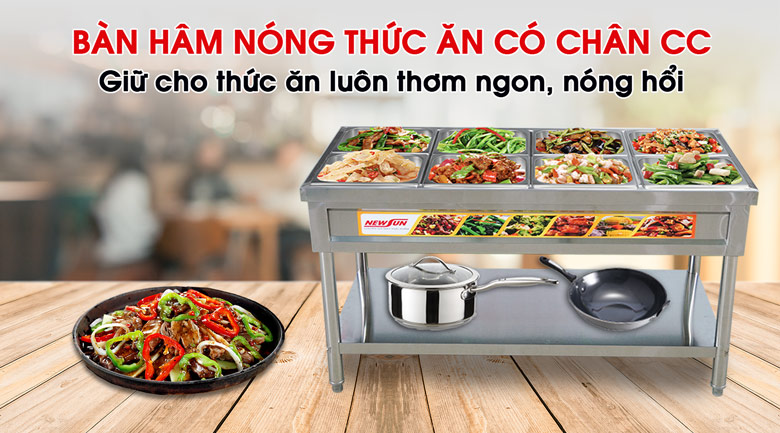 Bàn hâm nóng thức ăn BHN-CC – Chính hãng, giá tốt 