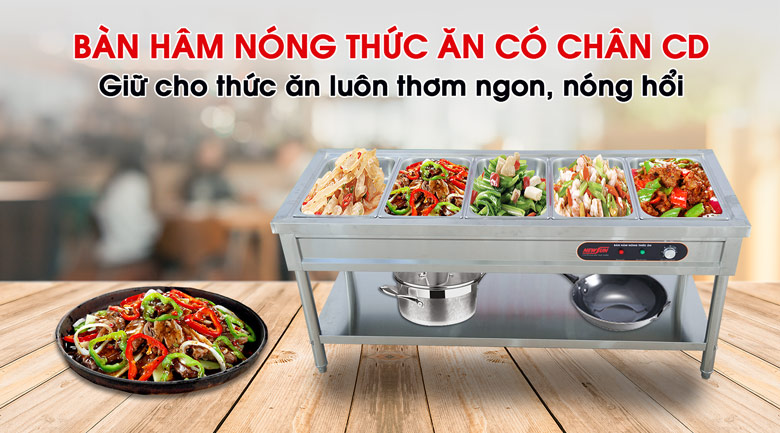 Bàn hâm nóng thức ăn BHN-CD