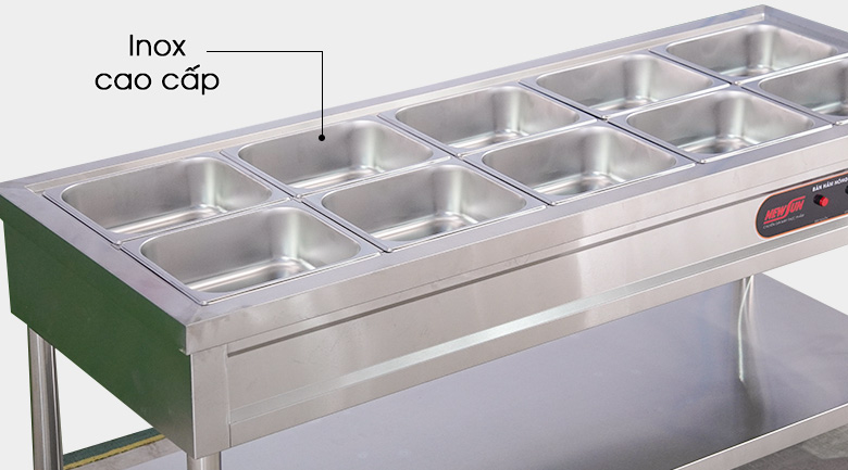 Chất liệu inox cao cấp, chịu lực và chịu nhiệt cực tốt