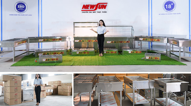 Tổng kho bàn giữ nóng đồ ăn NEWSUN 