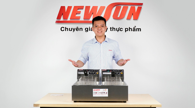 Hình ảnh bếp chiên nhúng đôi EF82