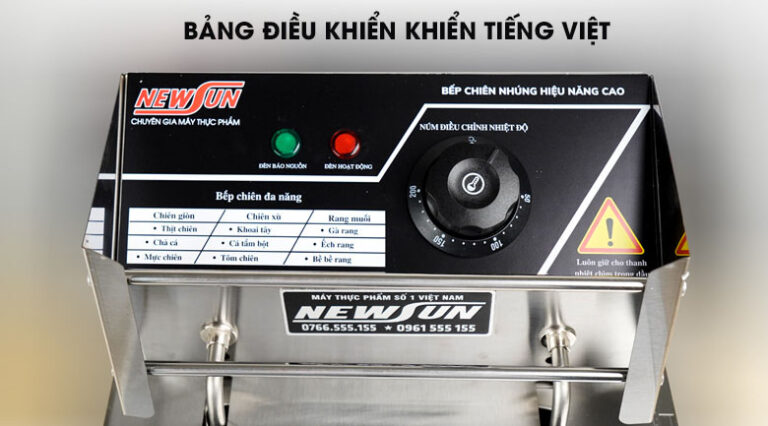 Bảng điều khiển thông minh, vận hành đơn giản 