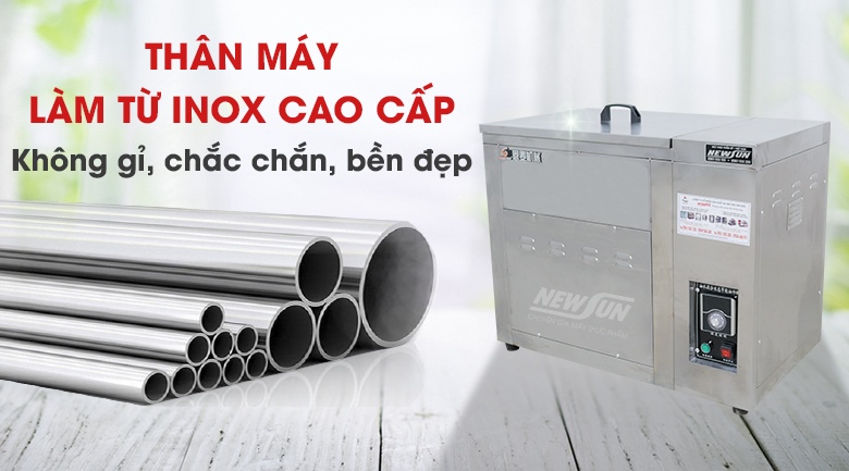 Chất liệu inox cao cấp sáng bóng, bền đẹp 