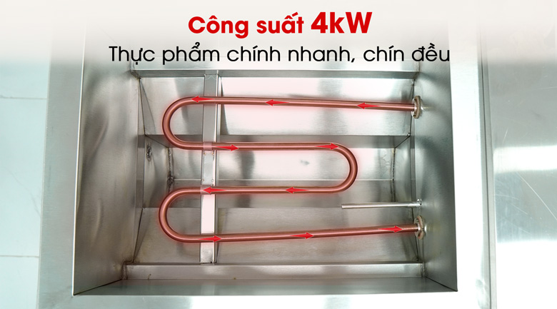 Thanh nhiệt công suất cao, gia nhiệt nhanh 