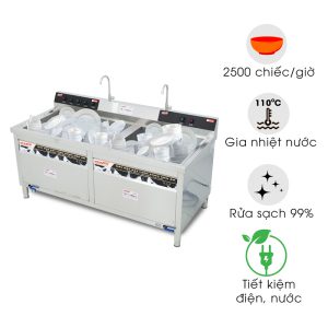 Máy rửa bát siêu âm công nghiệp WDJ1800SS