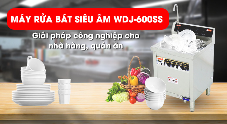 Máy rửa bát bằng sóng siêu âm WDJ-600SS 