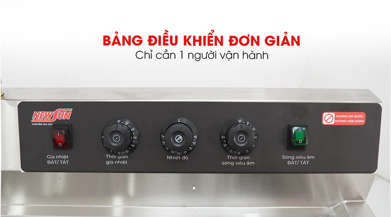 Thiết kế bảng điều khiển dễ vận hành