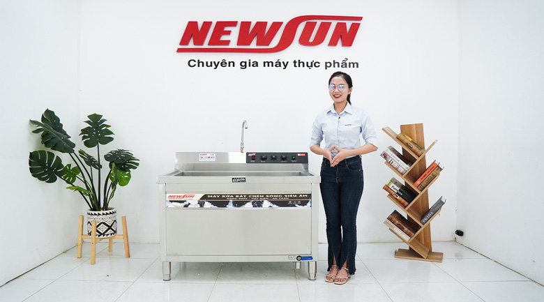 Hình ảnh máy rửa bát sóng siêu âm WDJ1200SS thực tế