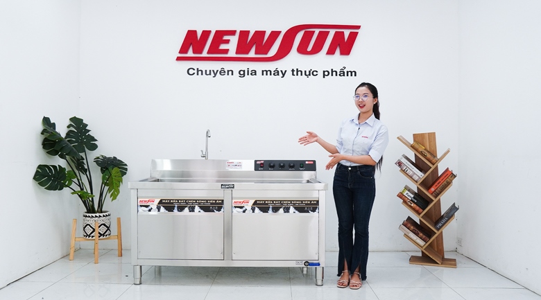 hình ảnh thực tế máy rửa chén bằng sóng siêu âm WDJ1500SS