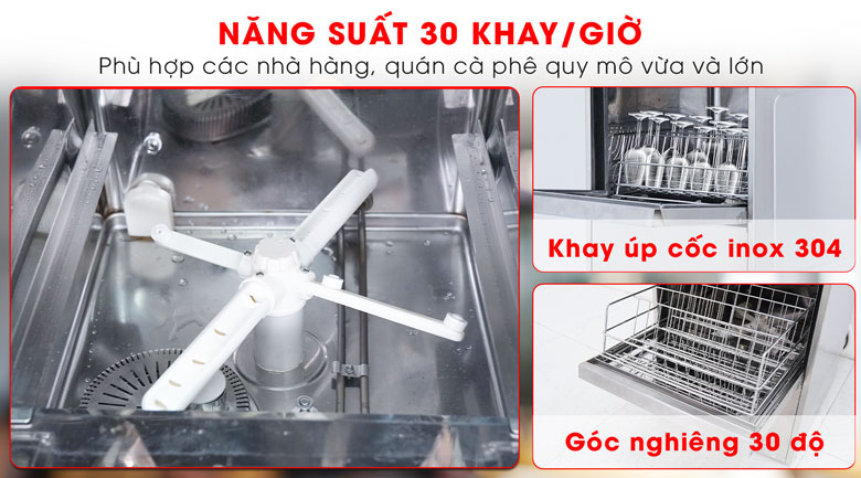 năng suất rửa cao