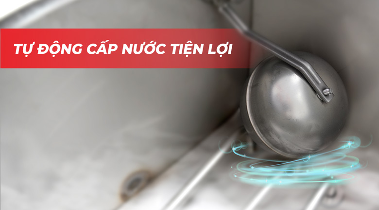 Có phao cấp nước tự động rất tiện lợi