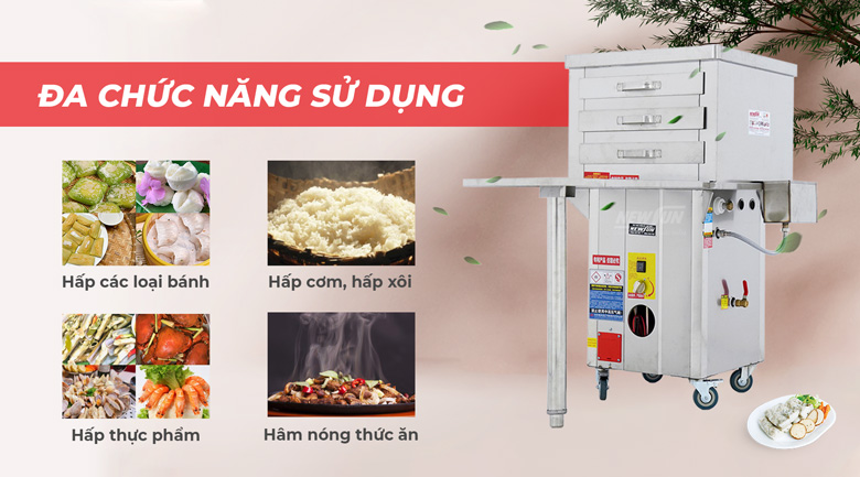 Nấu đa dạng món ăn tiện lợi