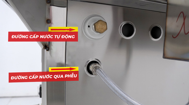 Sử dụng hai đường cấp nước hiệu quả