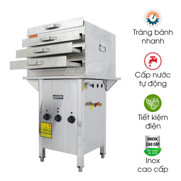 Máy tráng bánh cuốn MTBC-BK/KV/50x50CM/Đ