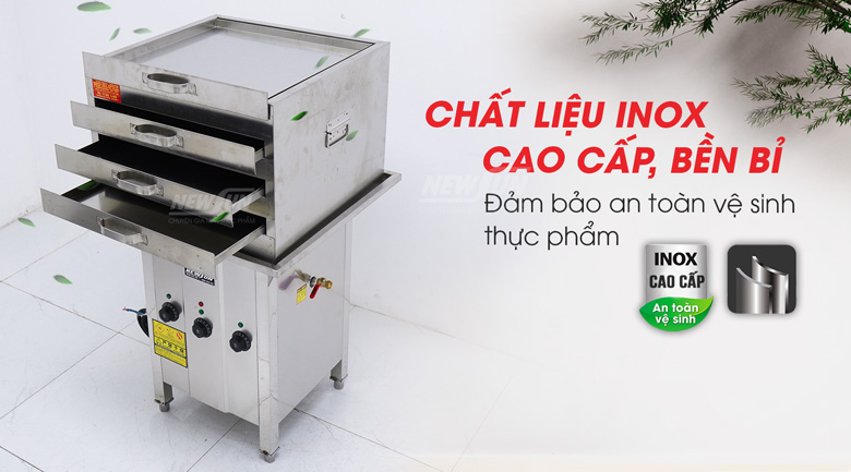 Chất liệu inox cao cấp, bền bỉ