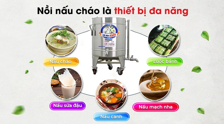 nấu được đa dạng món ăn