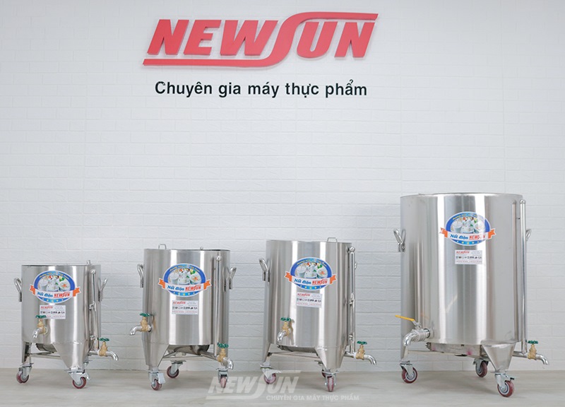 NEWSUN cung cấp đa dạng dung tích nồi nấu cháo