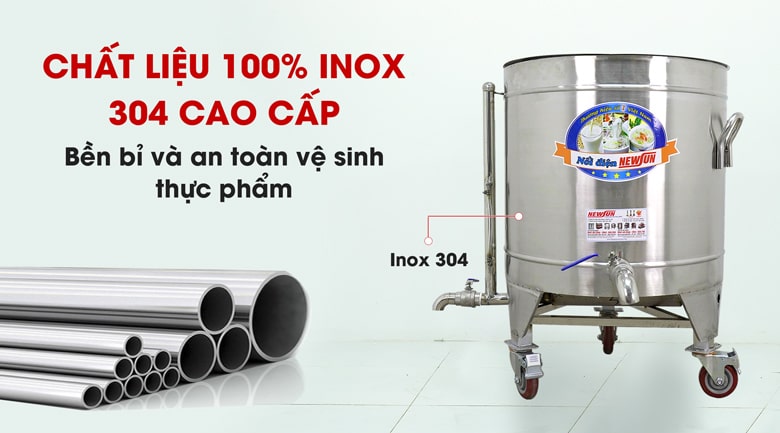 Nồi làm từ inox cao cấp