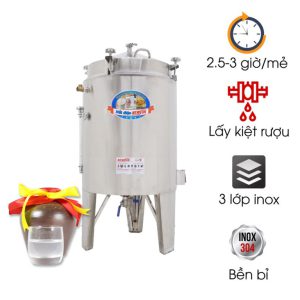 Nồi nấu rượu NR30kg