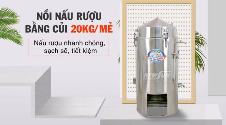 Nồi nấu rượu NR20kg