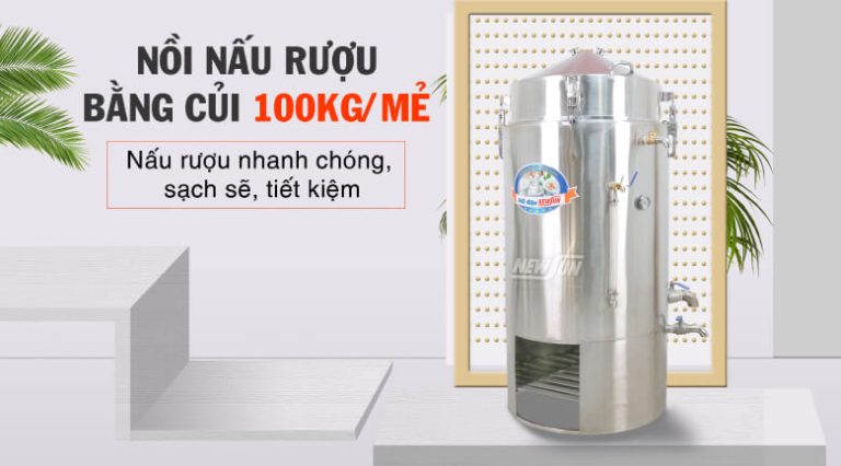 Nồi nấu rượu NR100kg