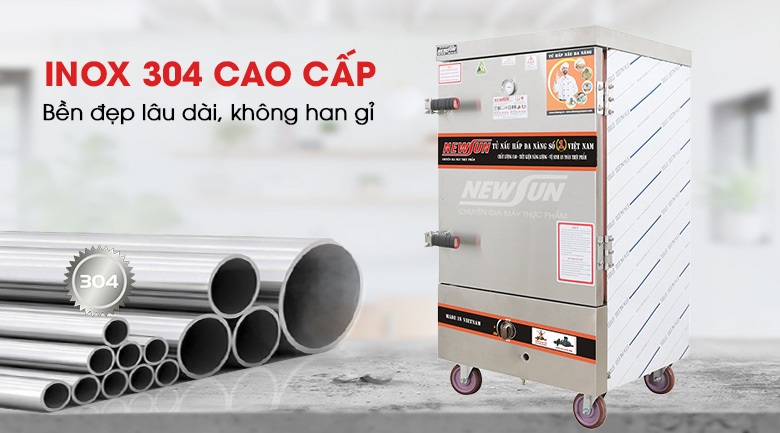 Làm từ chất liệu inox cao cấp và an toàn