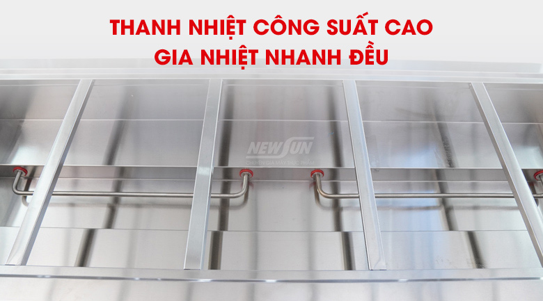 Thanh nhiệt công suất lớn, làm nóng thức ăn nhanh chóng