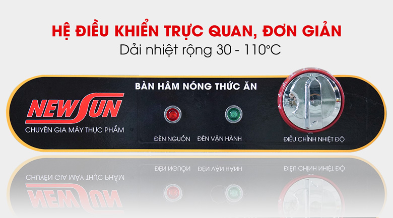 Thiết kế hệ thống điều khiển đơn giản, sử dụng dễ dàng 