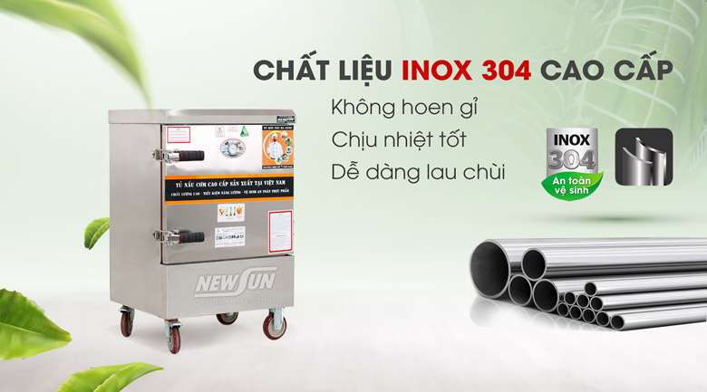 Làm từ chất liệu inox cao cấp 100%