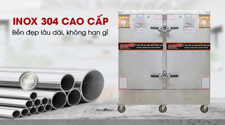 Chất liệu inox cao cấp, bền theo năm tháng