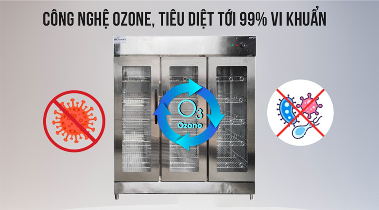 Công nghệ ozone khử mùi, diệt sạch vi khuẩn 