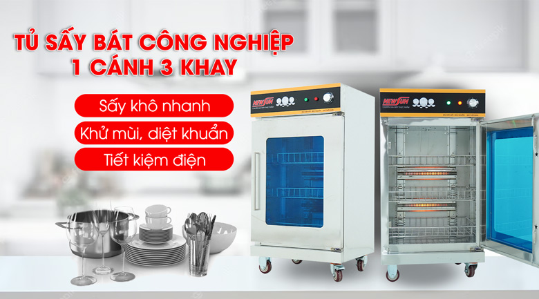 Tủ sấy bát công nghiệp TSBVN1B