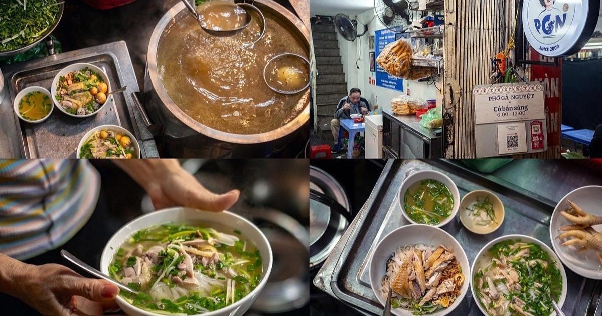 Phở Gà Nguyệt – Quán phở Michelin tại Việt Nam