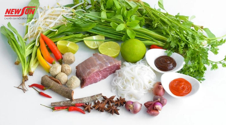 Chỉ bạn 10 quán phở ngon ở Hà Giang nhất định phải thử 1 lần quán phở ngon ở hà giang, nguyên liệu