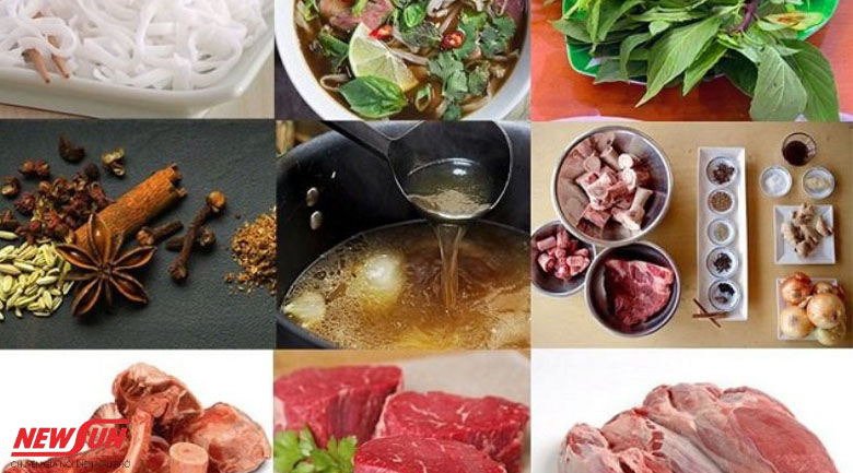 Nhanh tay ghi ngay TOP 10 quán phở ngon ở Nam Định nổi tiếng quán phở ngon ở Nam Định, nguyên liệu