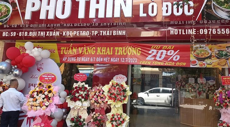 quán phở ngon ở thái bình, phở Thìn