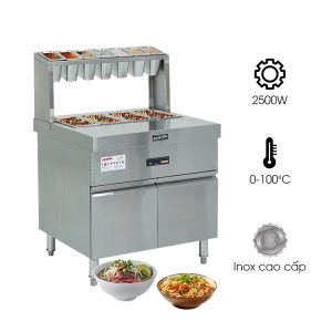 Bàn sơ chế và giữ ấm nguyên liệu BGA-NL 11 khay