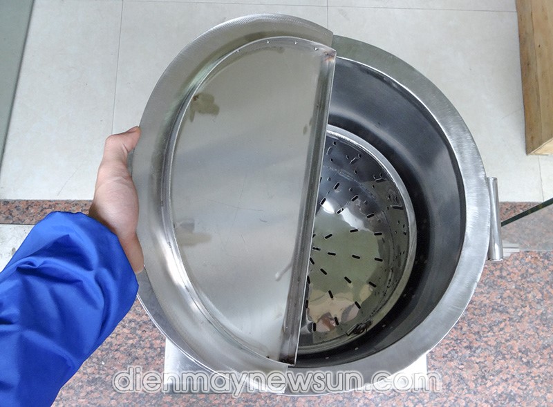 Nồi nấu phở điện liền đặt hàng theo yêu cầu Nắp nồi thiết kế theo yêu cầu