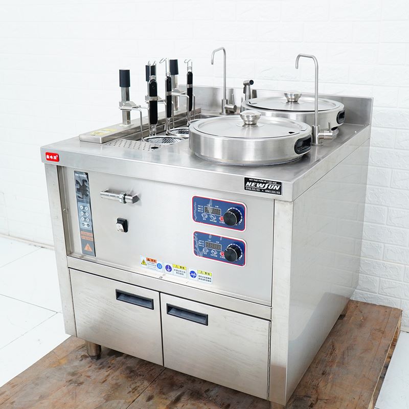 Bộ nồi nấu phở đôi và máy nhúng phở tự động JZML-3G-H30-30 ava 4 bo noi nau pho doi may nhung pho mi tu dong ns jzml 3g h30 30