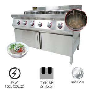 Bộ nồi nấu phở âm bàn 100L CY450 (2 nồi)