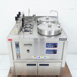 Bộ nồi nấu phở đôi và máy nhúng phở tự động JZML-3G-H30-30 ava3 bo noi nau pho doi may nhung pho mi tu dong ns jzml 3g h30 30