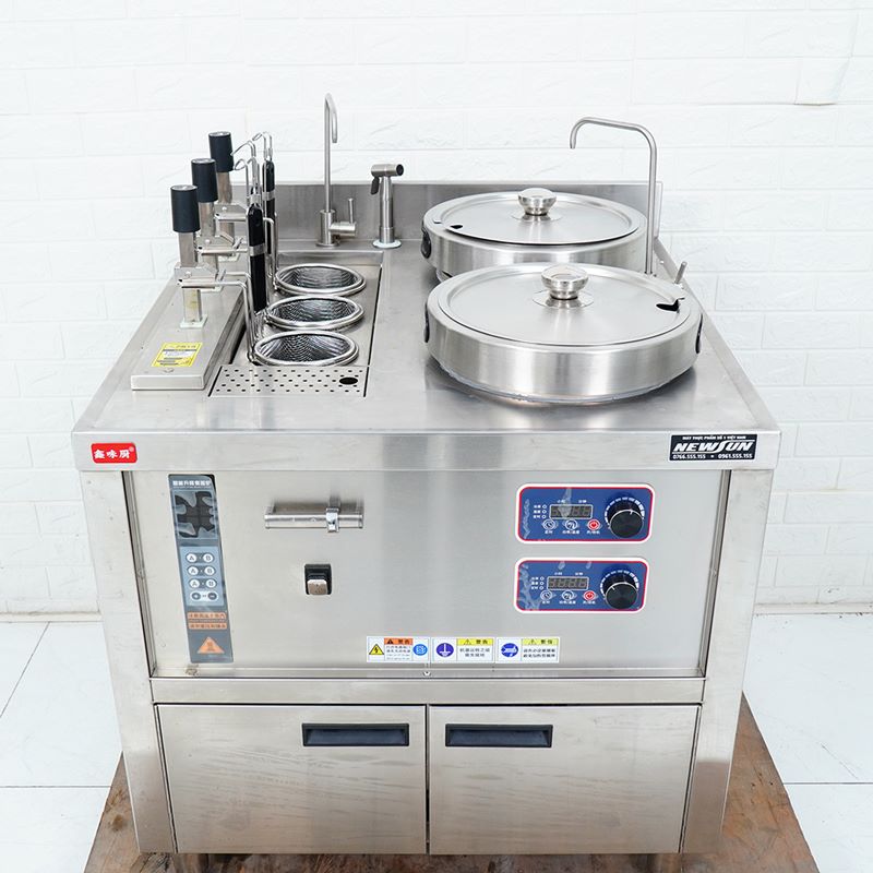 Bộ nồi nấu phở đôi và máy nhúng phở tự động JZML-3G-H30-30 ava3 bo noi nau pho doi may nhung pho mi tu dong ns jzml 3g h30 30