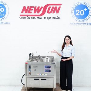 Bộ nồi nấu phở đôi và máy nhúng phở tự động JZML-3G-H30-30 Hình ảnh nhân viên