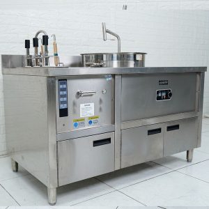 Bếp trụng mì phở tự động 3 giỏ kèm nồi nước dùng và khay gia vị NS-DB-3-503 bep trung mi pho nang ha 3 gio tich hop noi nuoc dung va khay gia vi ns db 3 503 ava2