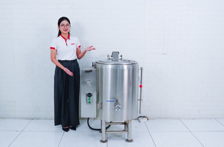 Nồi nấu súp bằng điện DNH-1E 100L Hình ảnh thực tế của nồi nấu súp bằng điện DNH-1E 100L