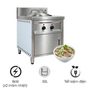 Nồi nấu phở bàn vuông 50L