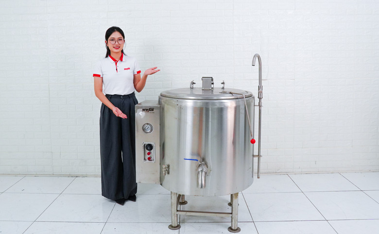 Nồi nấu súp bằng điện DNH-1E 200L Hình ảnh thực tế của nồi nấu súp bằng điện DNH-1E 200L